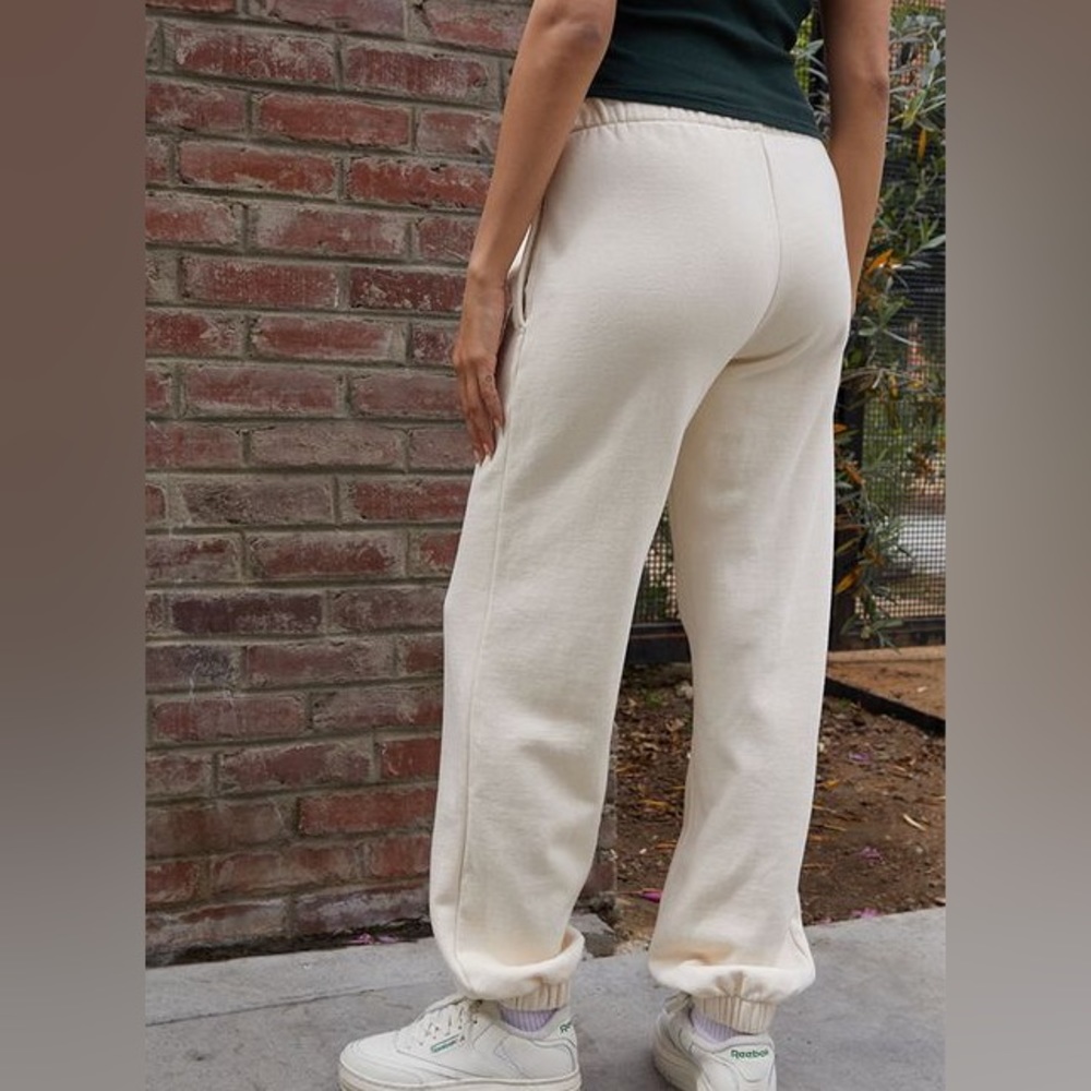 Brandy Melville Cream Sweatpants